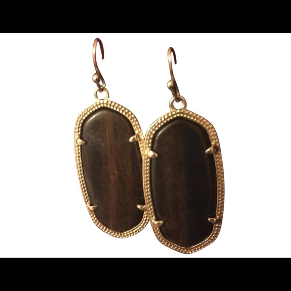 Kendra Scott Elle Earrings - Ebony Wood
